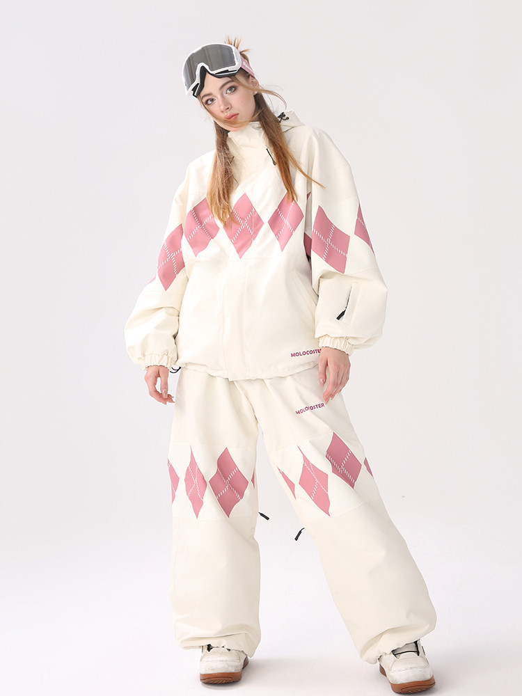 2026 スノボウェア 上下セット グレー おしゃれ 3L レディース メンズ ジャケット パンツ 2点セットSK177