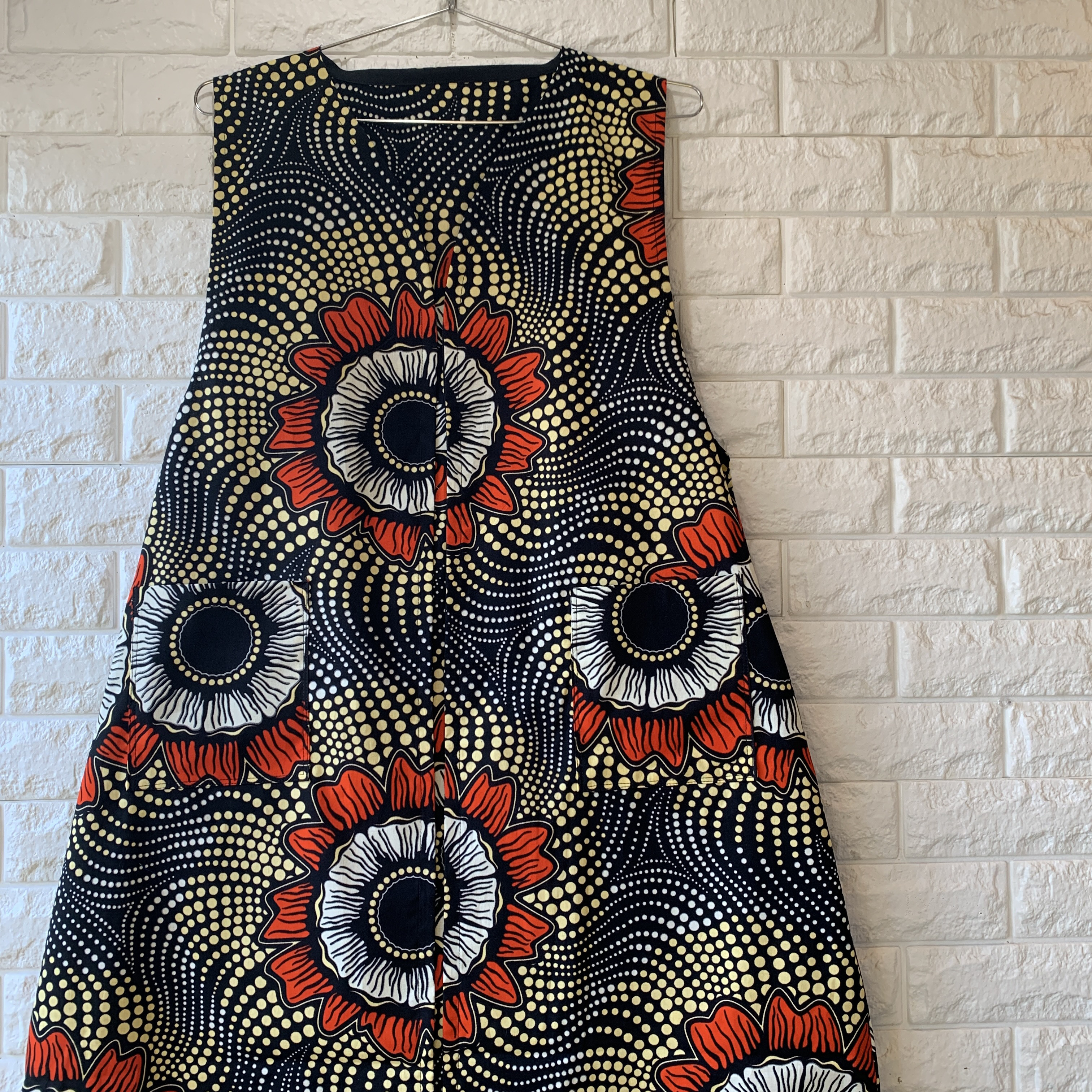 アフリカンプリント　ワンピース