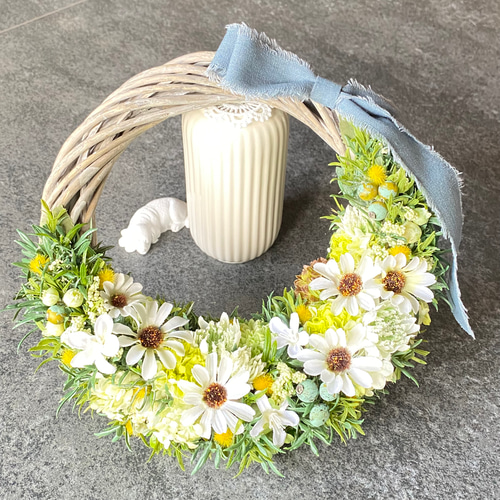 春色のナチュラルハーフリース [ミモザで春の訪れを感じて…] お手入れ