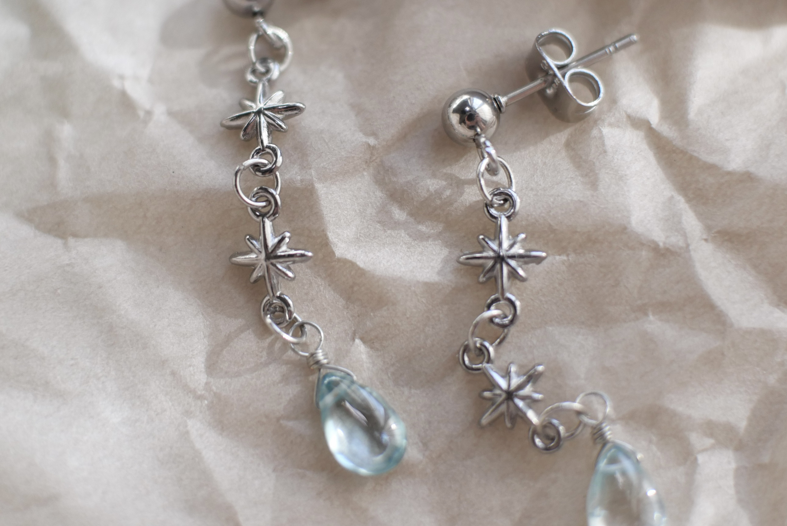 Leise｜かすかな光〈ブルージルコン〉12月誕生石