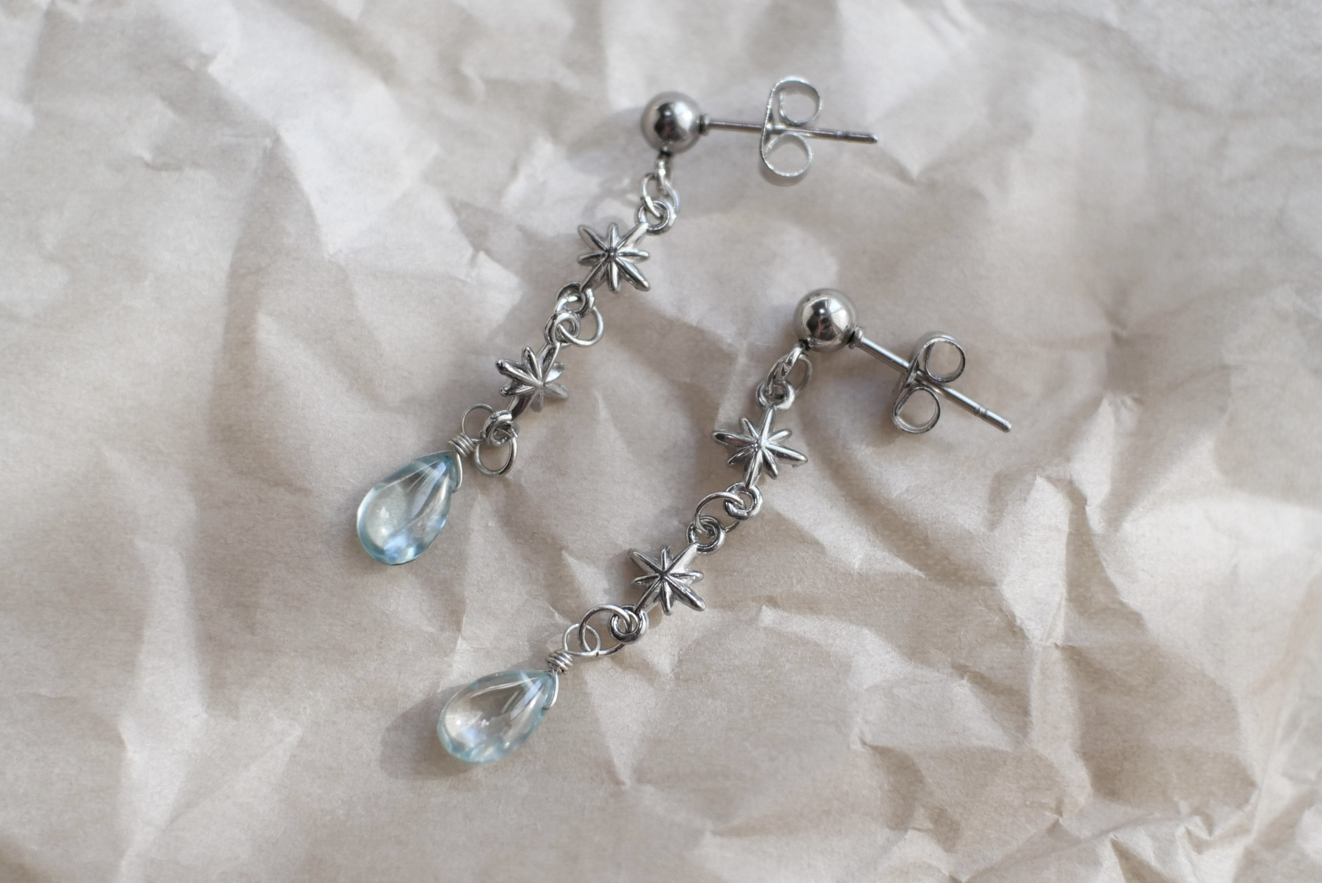 Leise｜かすかな光〈ブルージルコン〉12月誕生石