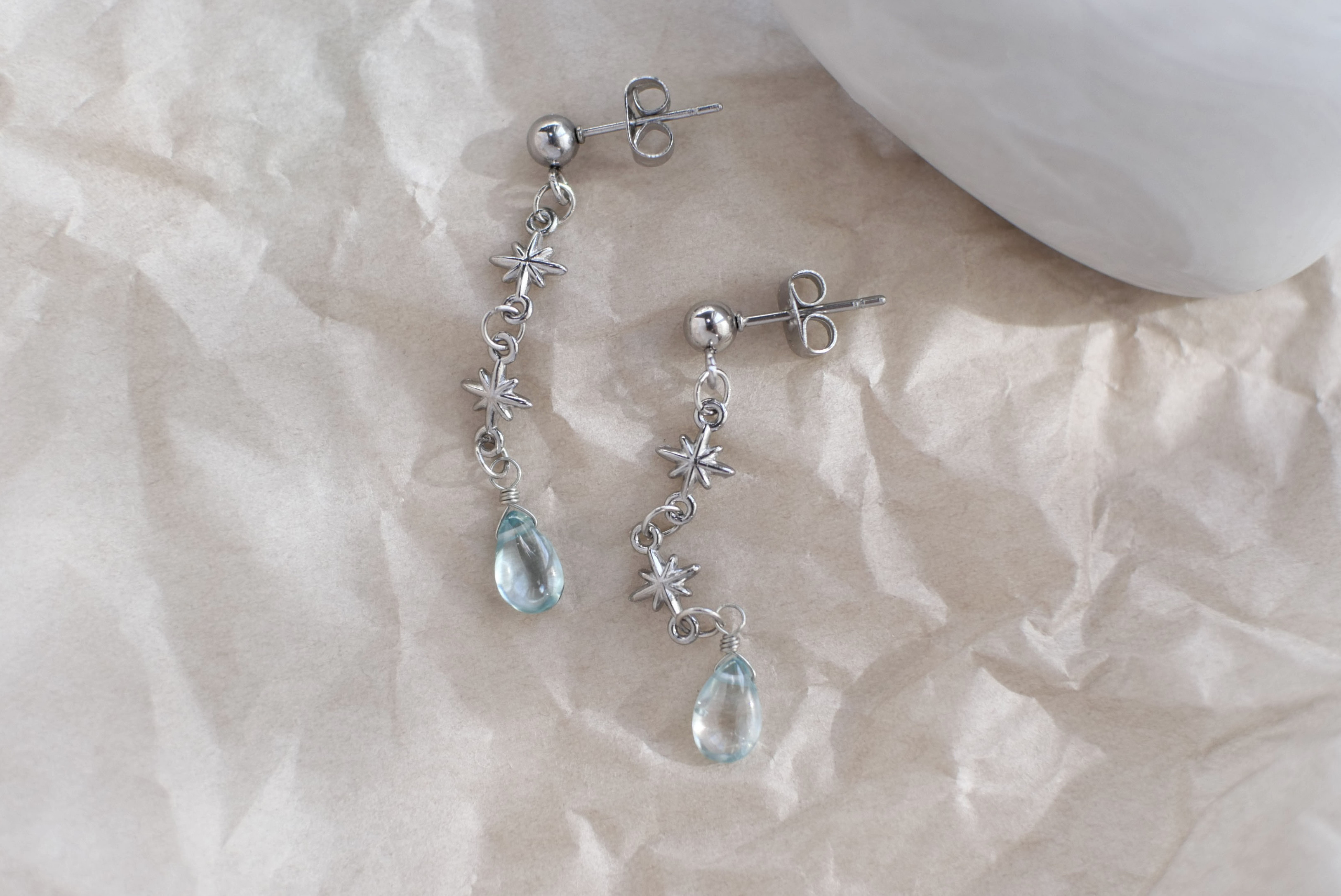 Leise｜かすかな光〈ブルージルコン〉12月誕生石