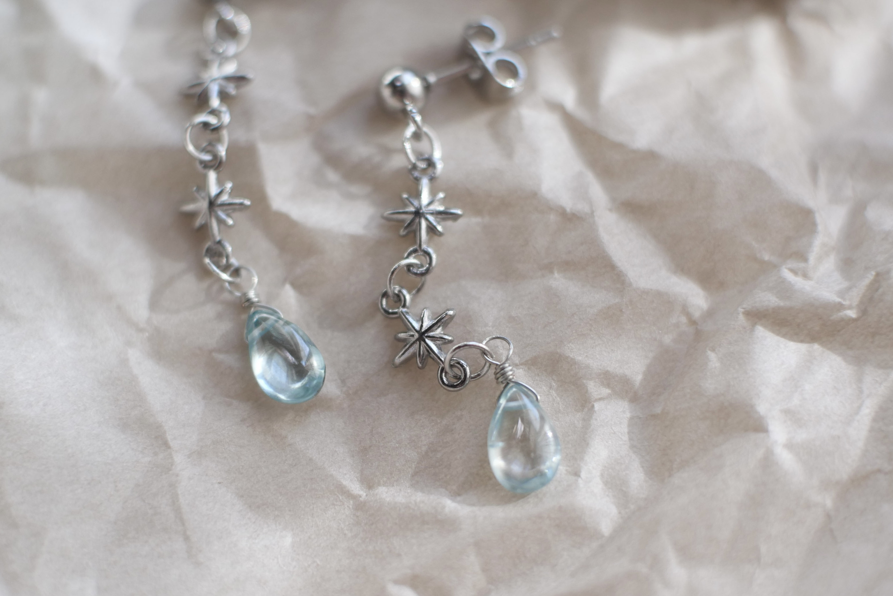 Leise｜かすかな光〈ブルージルコン〉12月誕生石