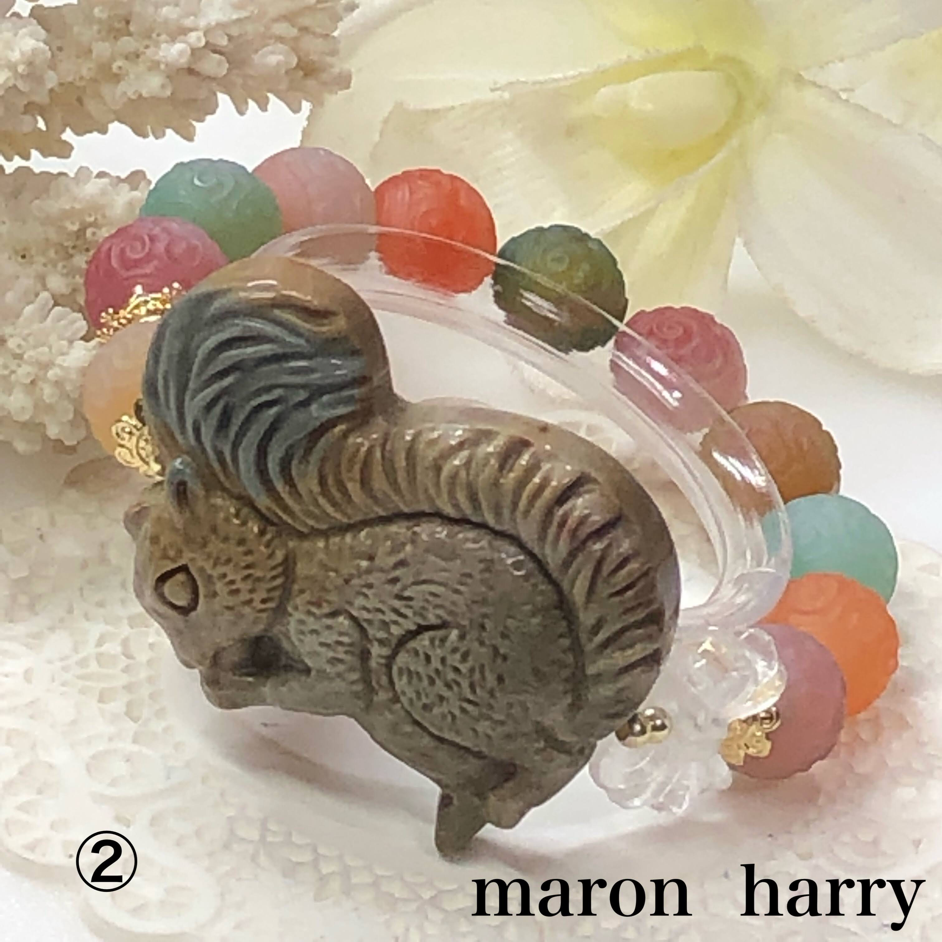 アラシャン・リス・塩源瑪瑙・回紋珠・天然石ブレスレット•*¨*•.¸¸♬