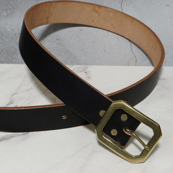 幅45ミリ6ミリ厚ヌメ革ベルトG21バックル 極厚ベルト その他