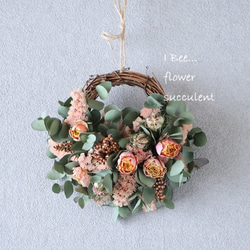 初夏のドライフラワースワッグ ドライフラワー I Beeflower&green