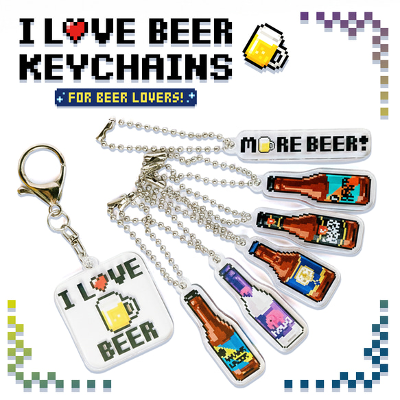 キミガシネ ドット絵 ピクセルアート アクリルキーホルダー m*4様 キミガシネ キャラドット アクキー ノエル - メルカリ