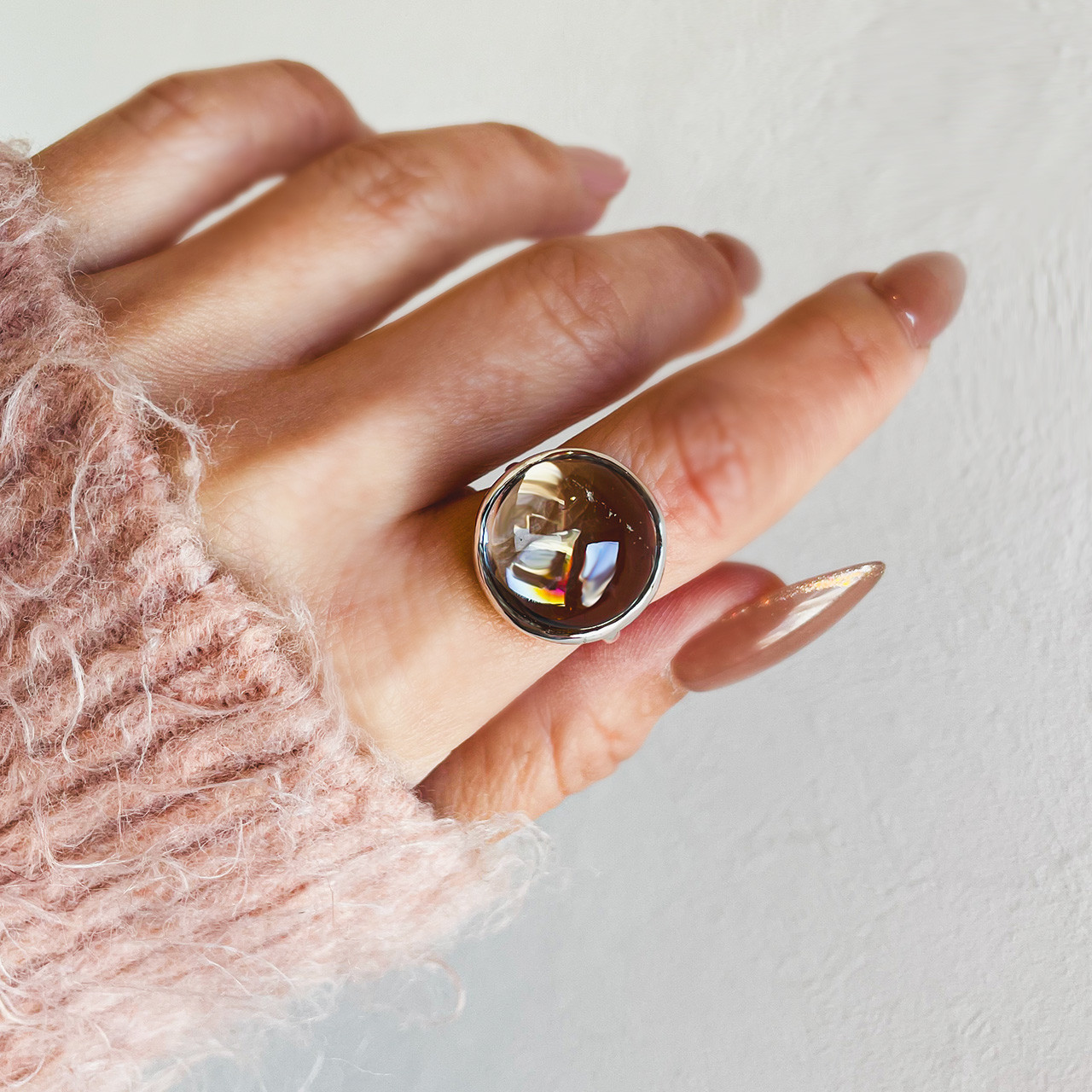 smoky ilis quartz【Silver925】