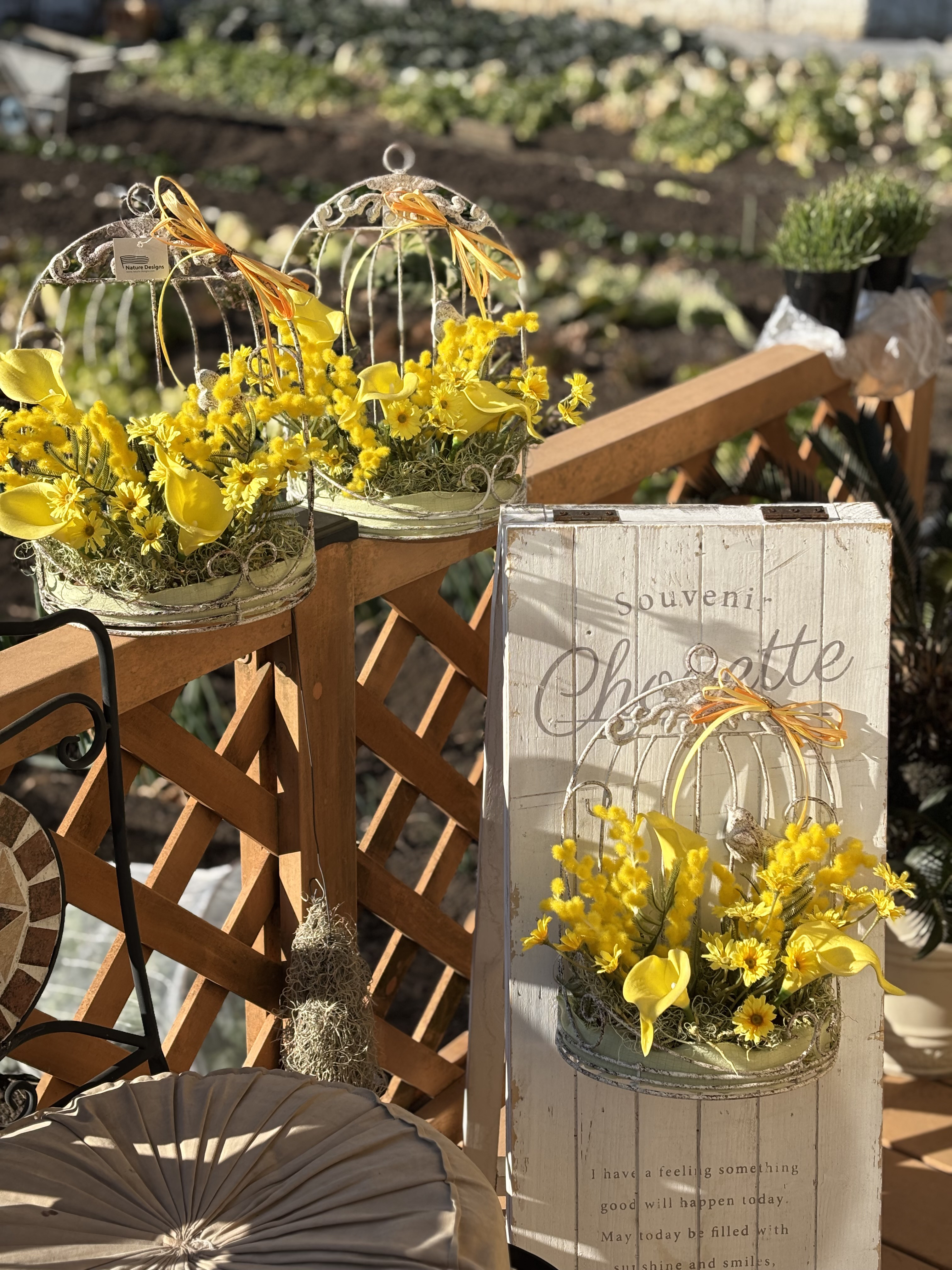 幸せを運ぶmimosaのアーティフィシャルフラワー