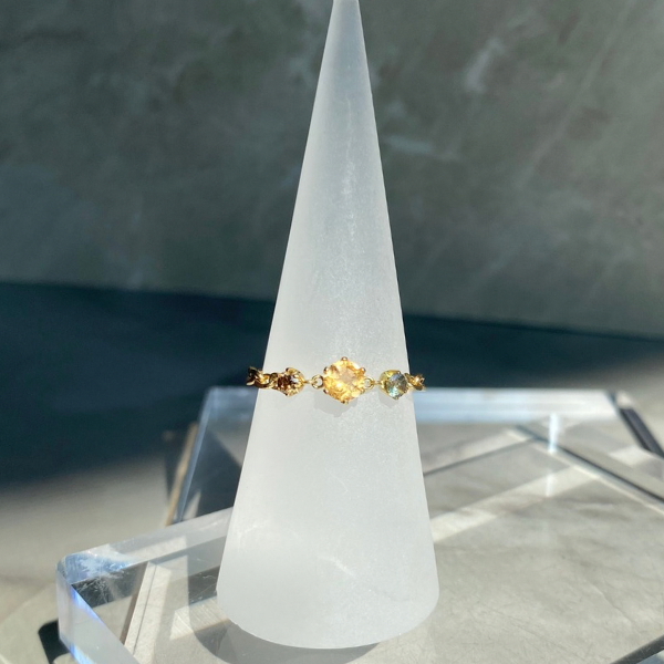 選べる誕生石 | 私だけのお守りリングチェーンリングでサイズも調整可能！