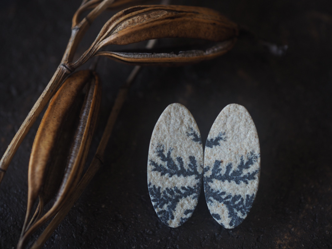 dendrite silver pierce (sakufuu)