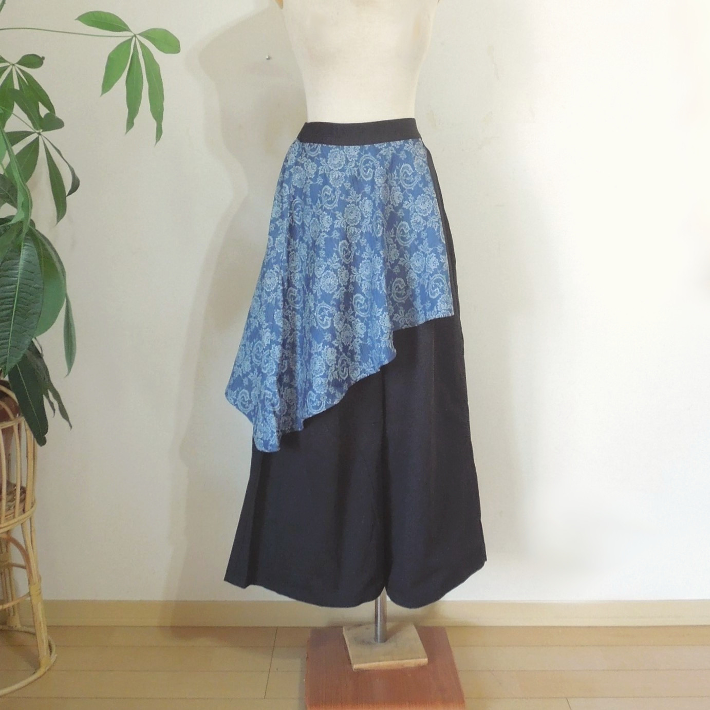 ノワリユ レイヤードパンツ●ブラック 5,844円