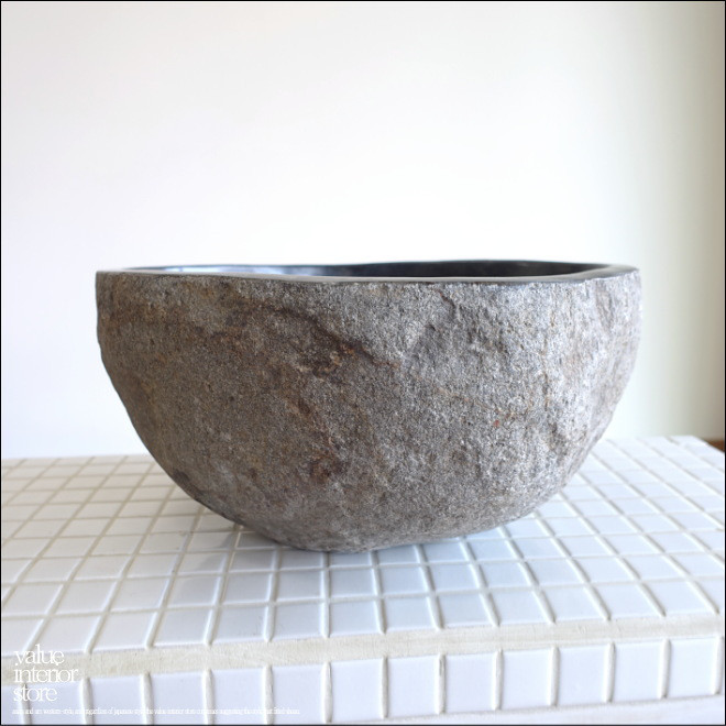 手洗鉢 自然石 洗面ボウルS-E20 洗面器 手洗いボウル 天然石 ウォッシュボウル 洗面資材 お手洗い用