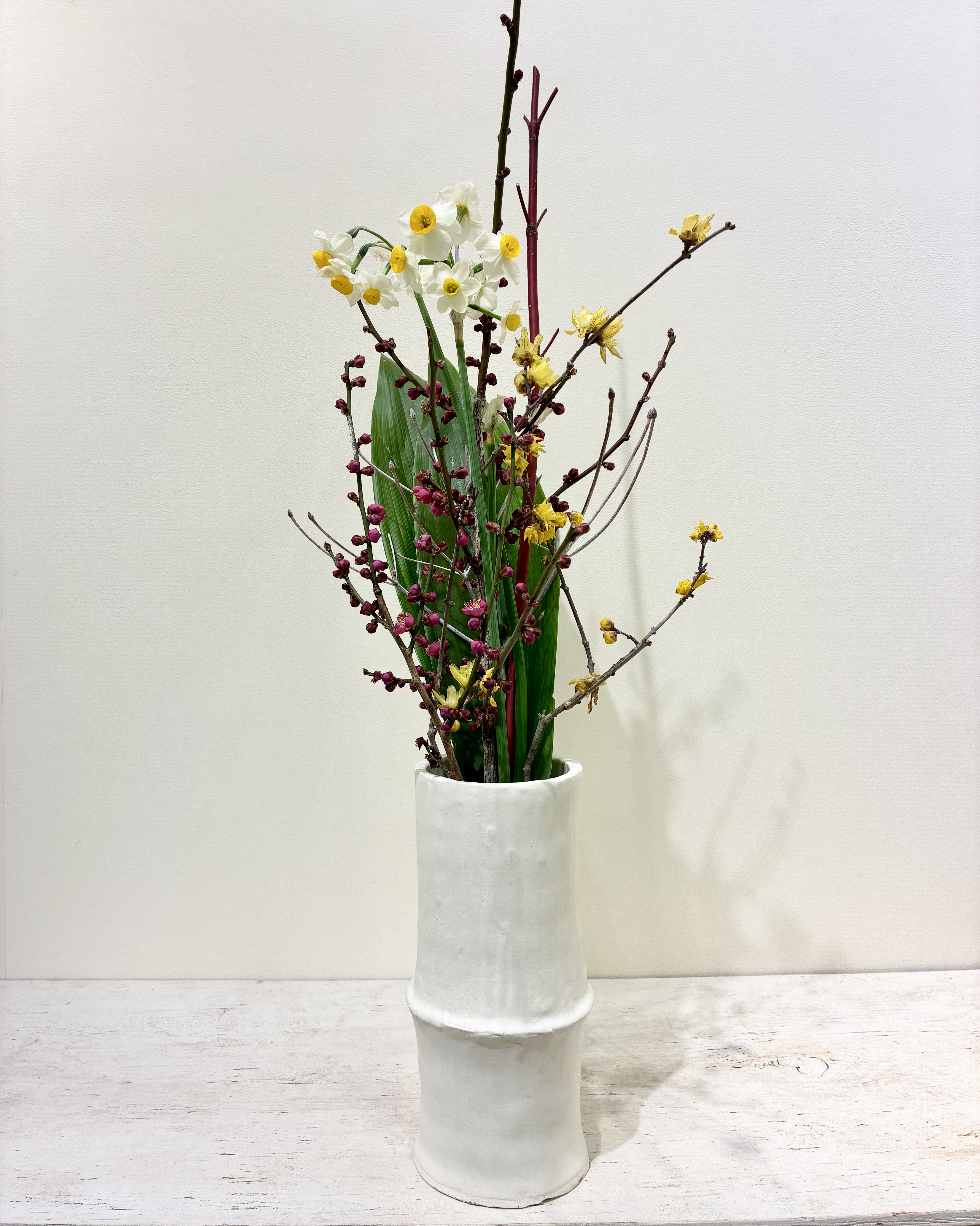 白竹の花器〜white bamboo〜