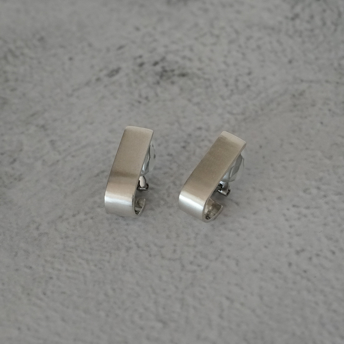 シンプルイヤリングHanada(はなだ)シルバーイヤリング Silver925 シルバー クリップイヤリング シンプルイヤリングHanada(はなだ)シルバーイヤリング Silver925 シルバー クリップイヤリング