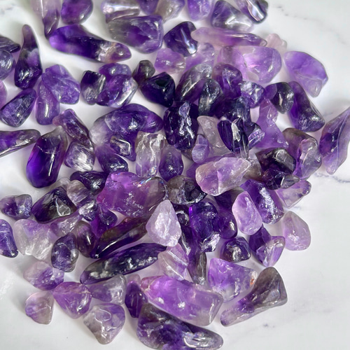 浄化セット アメジスト さざれ マニカラン水晶 クラスター 10cm 器付