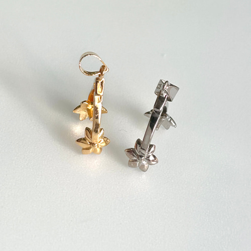 シルバー925 バチカンツキサシ 1個 丸玉/横穴用 24mm ゴールド