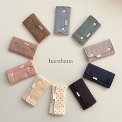 ふんわりぽこぽこダブルガーゼスタイ✺黄色とピンクの可愛い小花