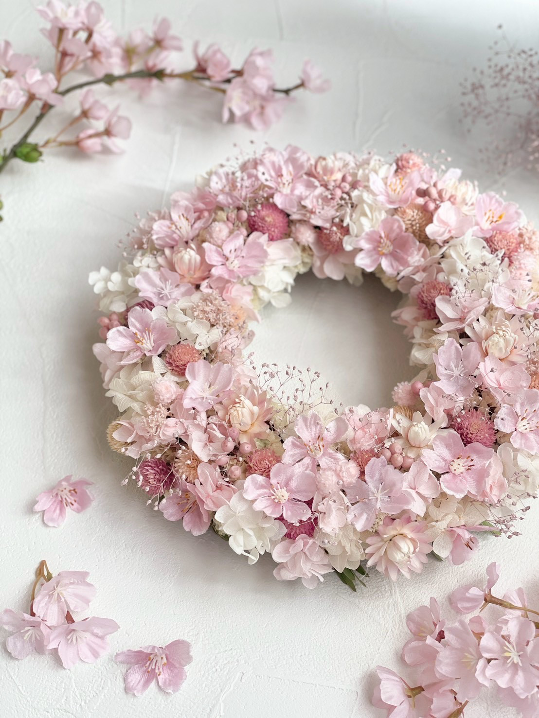 sakura ✳︎ リース  / ひな祭り / 卒業 / 送別 / 春リース / 桜リース / 母の日