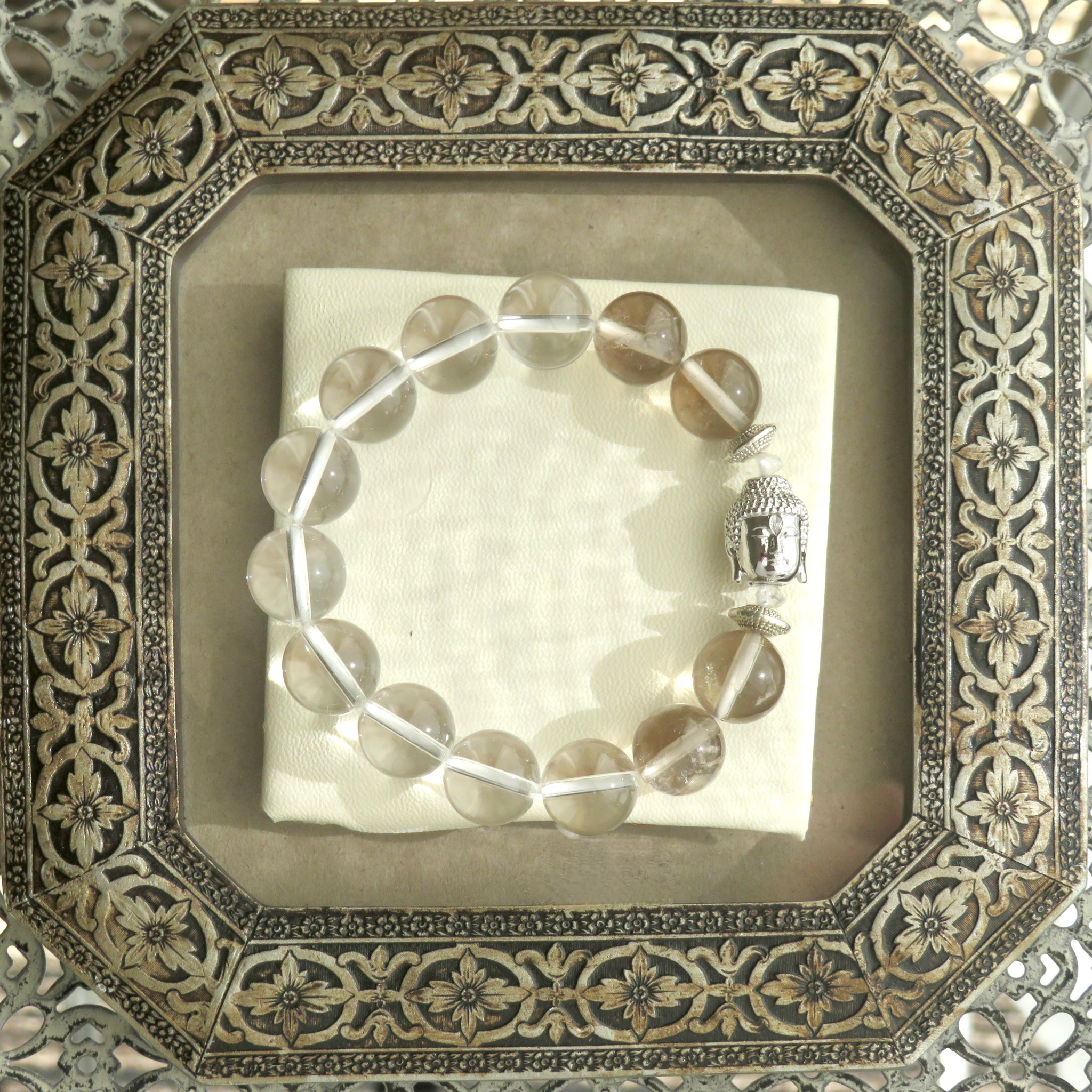 Nirvana◆Crystal quartz・Smoky quartz