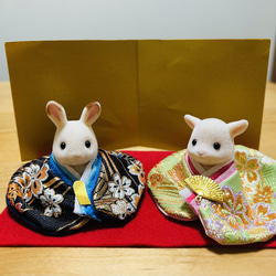 シルバニア赤ちゃんの豪華金蘭雛人形の衣装 ひな人形・雛飾り クレアの