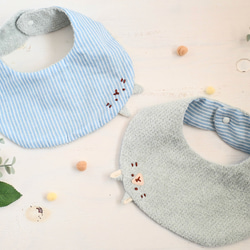 猫（ねこ） スタイ・よだれかけ（新生児・赤ちゃん・子ども） の人気