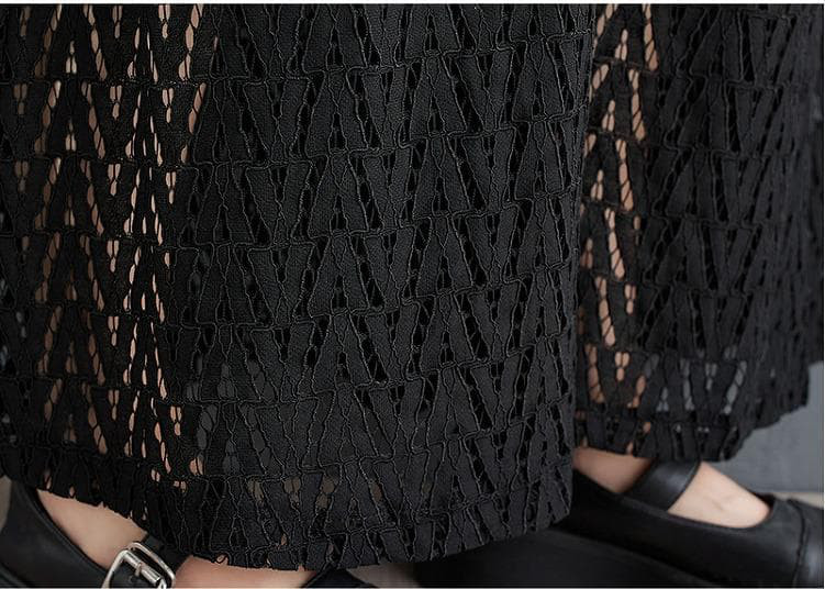 大きいサイズ レディース パンツ　シアー　レース　春夏 秋 新品