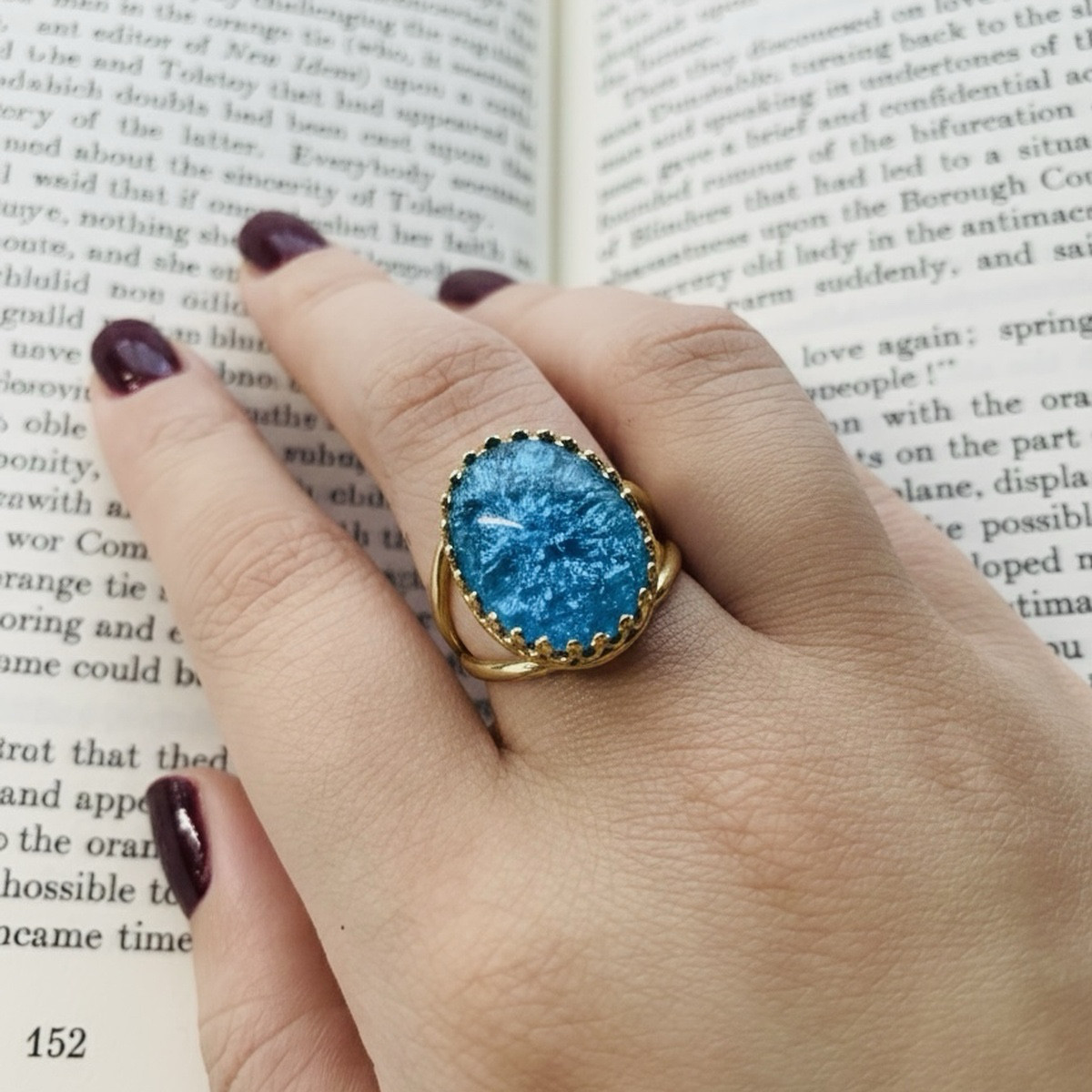 Souffle d’Hiver（冬の吐息）オーバルリング