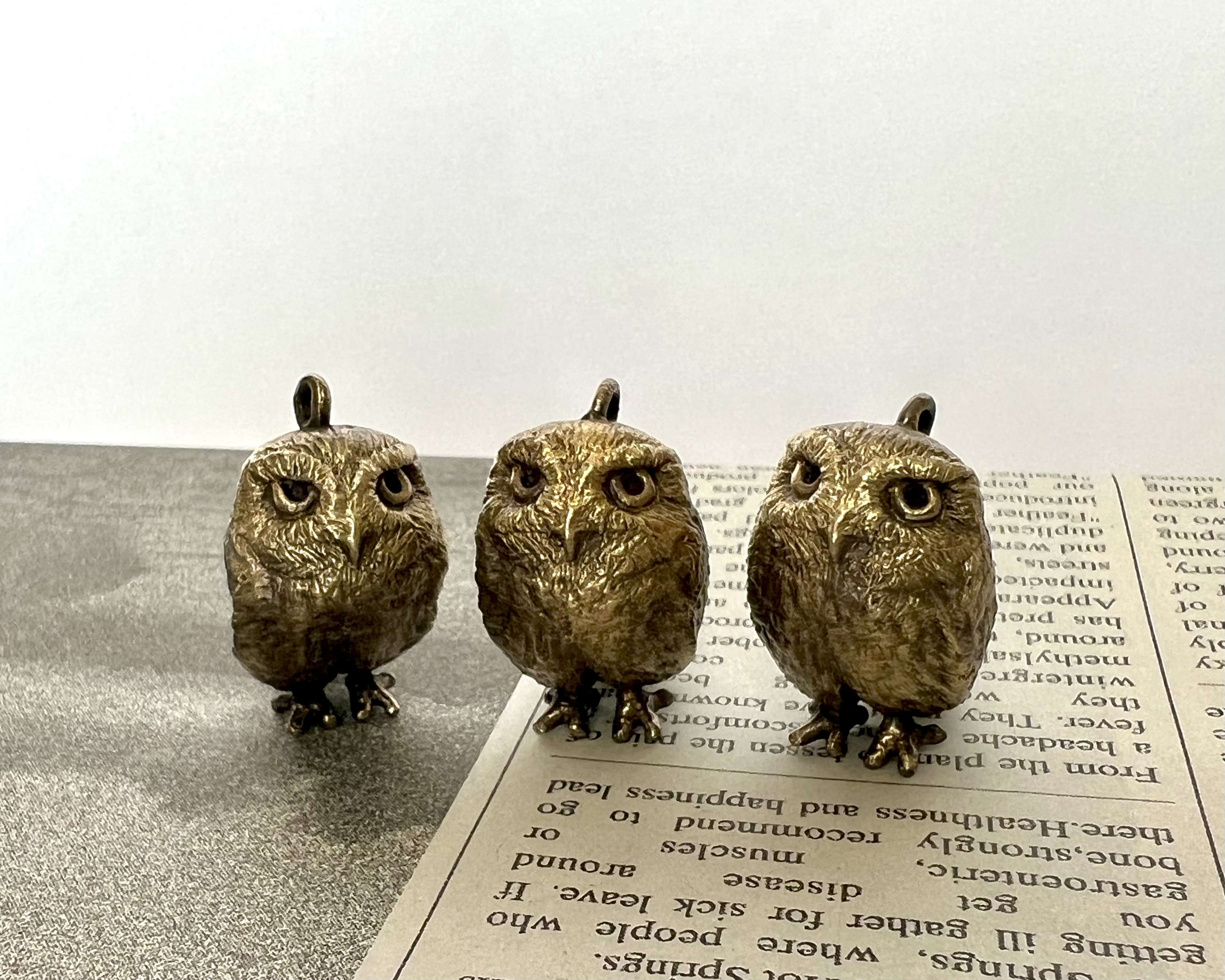 コキンメフクロウ ペンダント