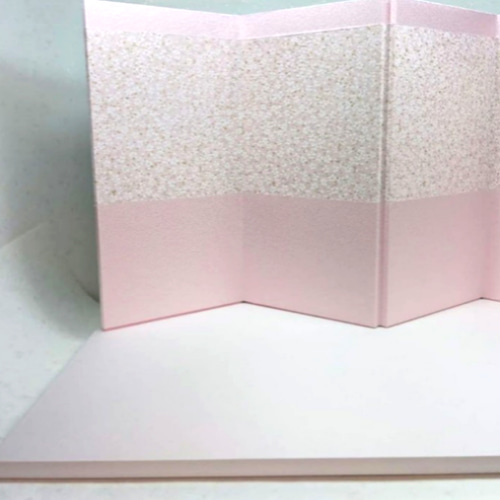 飾り台と4曲屏風 桜の横幕セット 高さ26.5cm×横幅45cm×奥行27cm