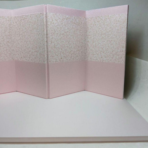 飾り台と4曲屏風 桜の横幕セット 高さ26.5cm×横幅45cm×奥行27cm