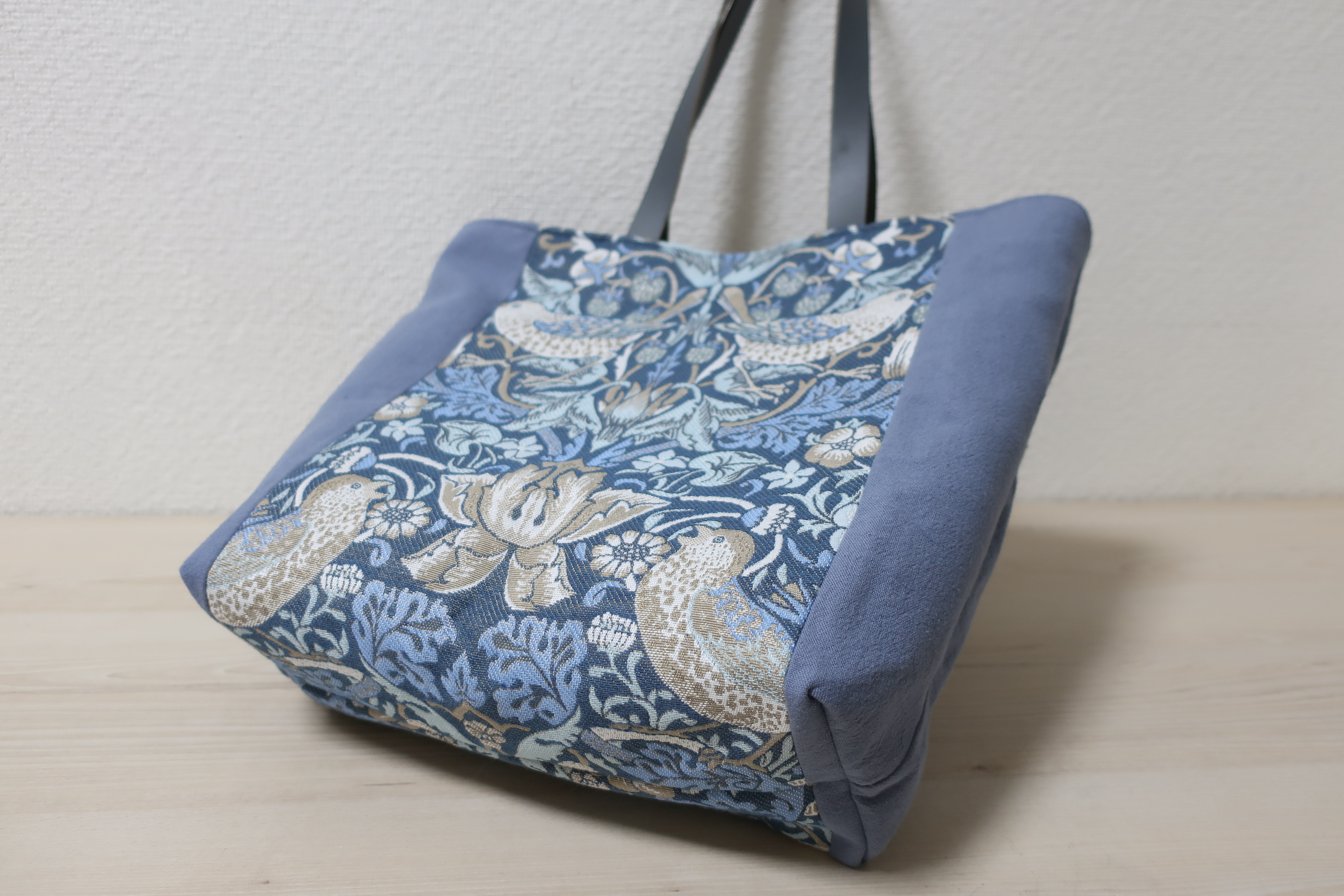 スペインジャガード織柄＆無地トートバック