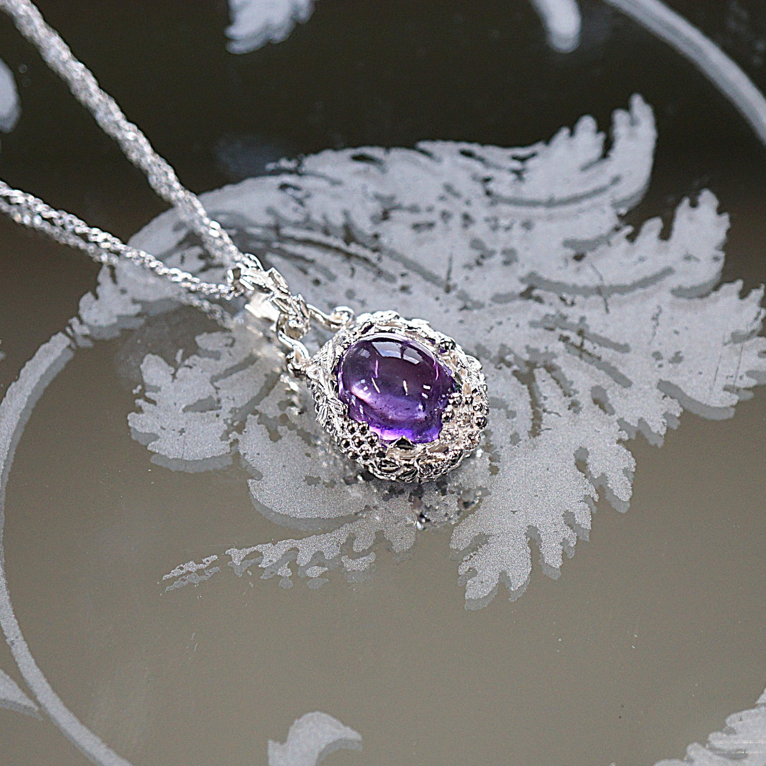 SV　 アメジスト　葡萄ペンダント＜ヘッドのみ＞