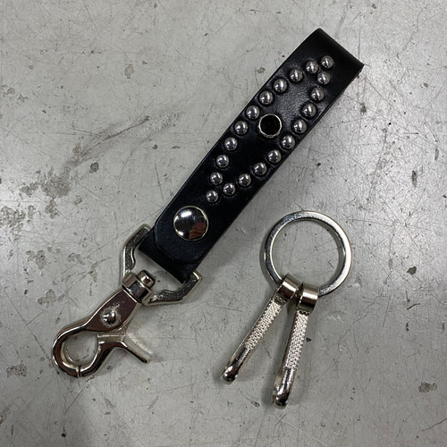 アイスタッズ レザーキーホルダー ベルトループ eyllk20-blk