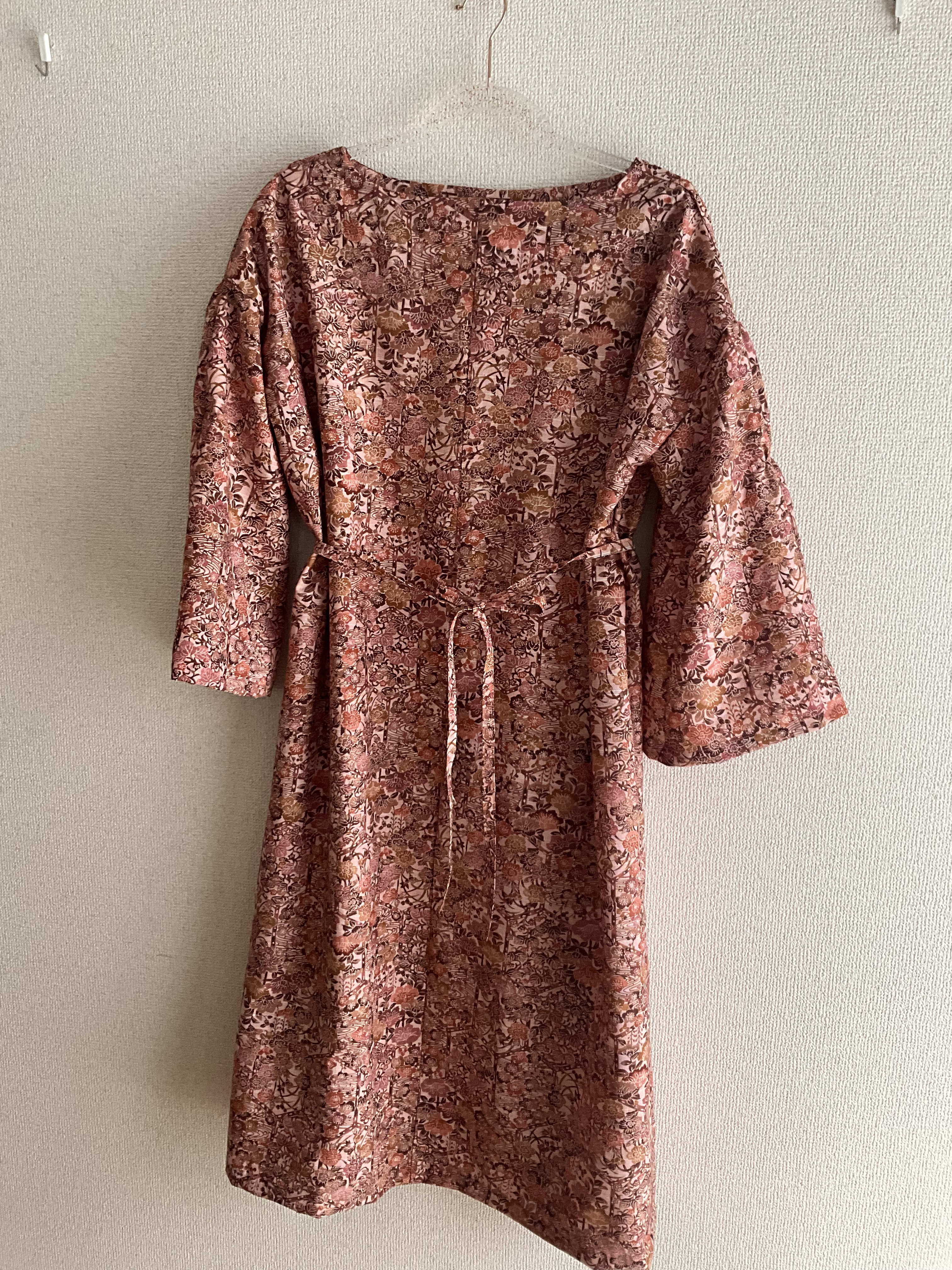 小紋のワンピース