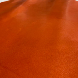 牛革　カット革　タンニン　スムース　オレンジ　ハンドメイド＃No.CL79　レザークラフト　本革 3枚目の画像