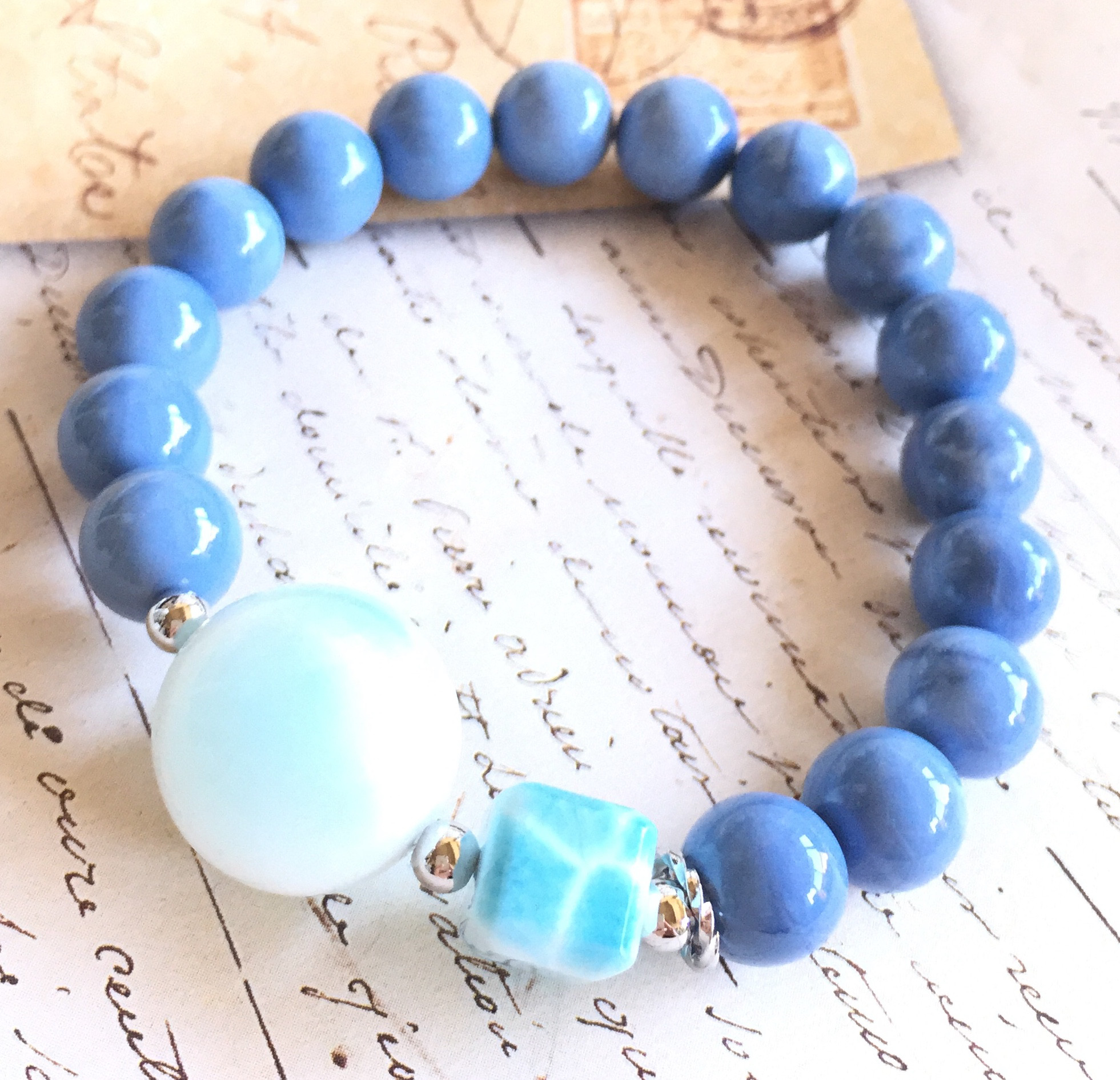 胸いっぱいに響き渡るレムリアの鐘の音✴︎打ち寄せる浄化と癒しの波✴︎閉塞したチャクラを開く✴︎ラリマー・ブルーオパール