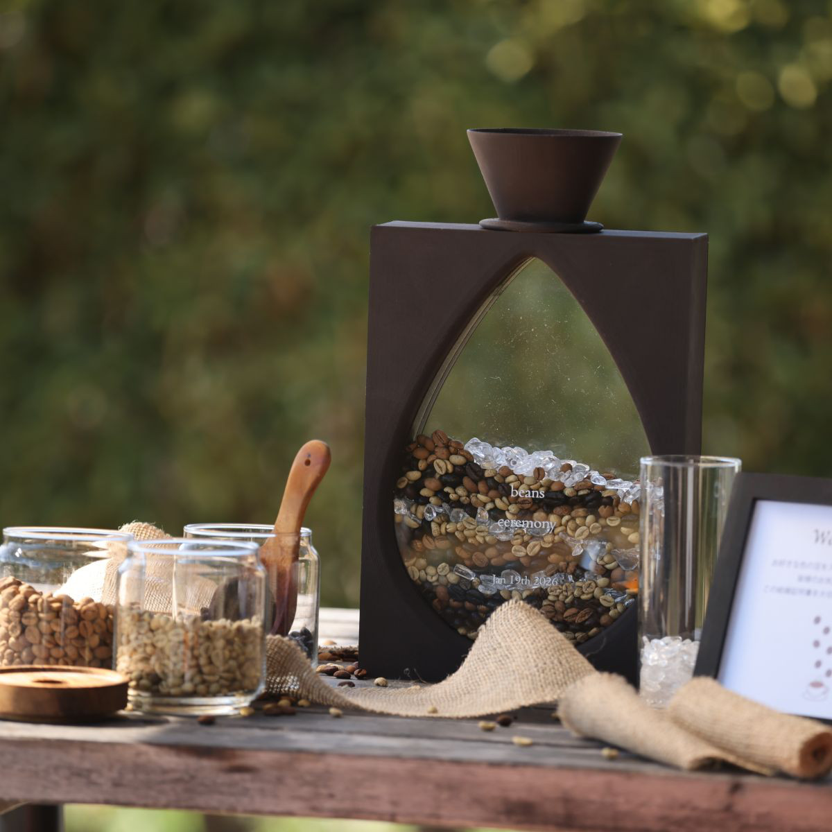 【3月末までの期間限定価格‼】コーヒービーンズセレモニー　ドロップスフレーム　Msize