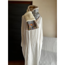 マフラータイプ】forest tile・tambourineのネックウォーマー ミナ