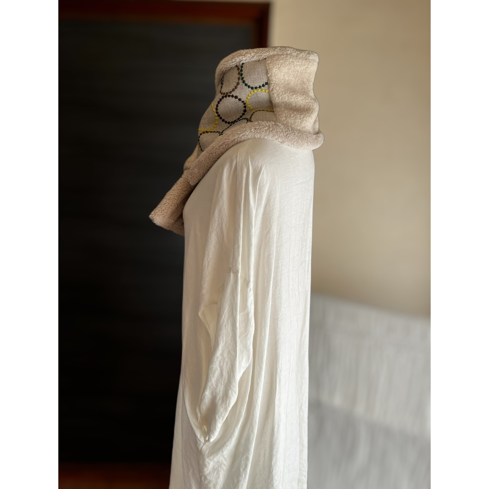 【マフラータイプ】path・tambourineのネックウォーマー  ミナペルホネン生地使用