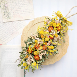 3タイプから選べる fd ユーカリのナチュラルスワッグ ドライフラワー