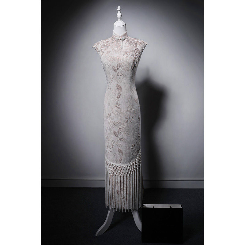 高級感 ピンク パール ノースリーブ パーティードレス スリム 花嫁 演奏会 誕生日 披露宴 二次会 前撮り M093