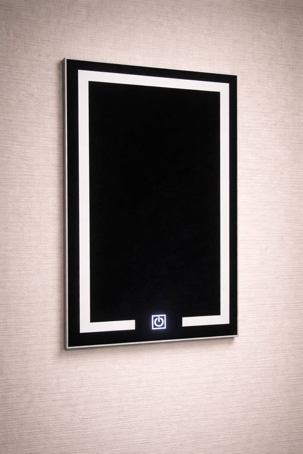 タッチで灯るLEDウォールミラー｜LUMIERE MIRROR｜ホテルライクな光のインテリア