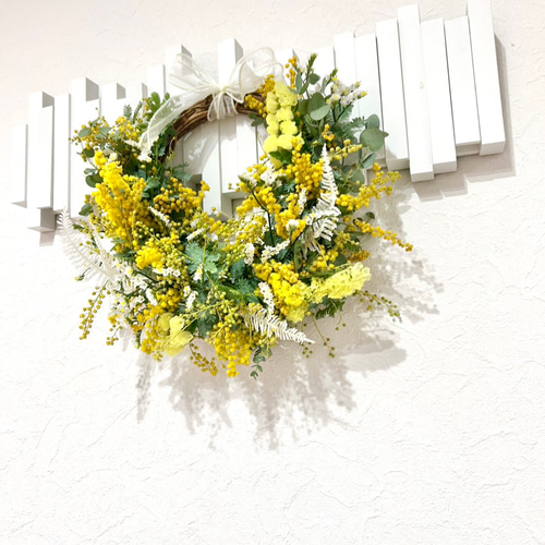 2026年度ミモザリース ドライフラワー happiness bouquet 通販