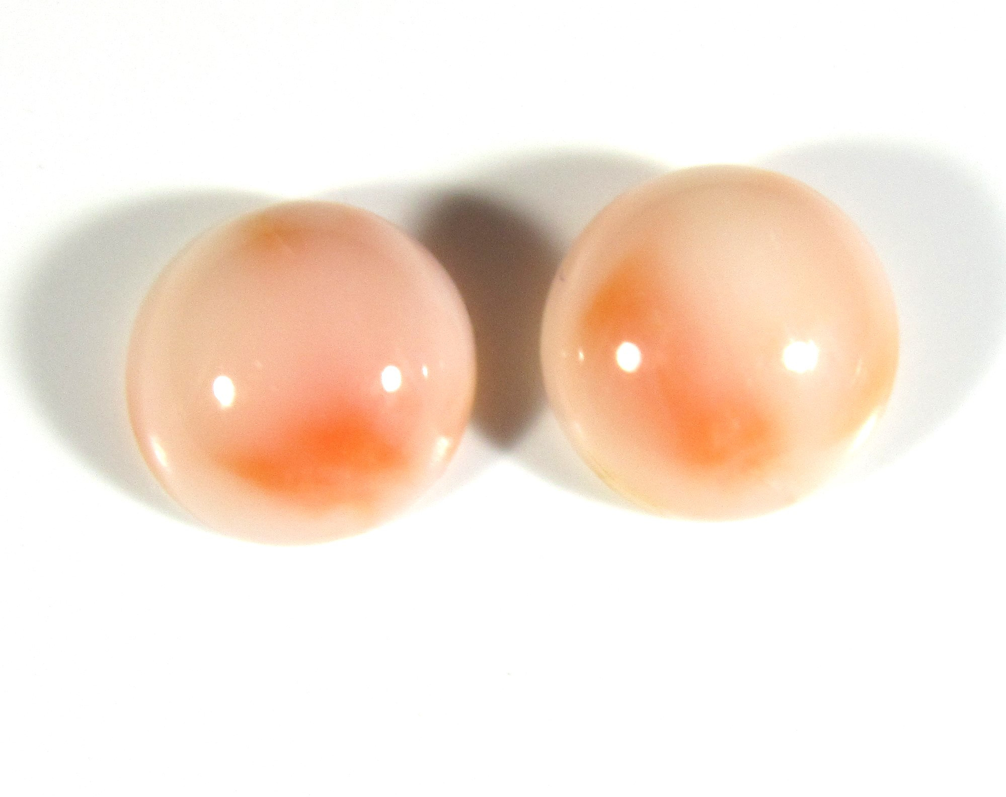 宝石珊瑚 　さんご　ピンクピアス　レデイース　アクセサリ－・ジュエリ－　IMG－0394