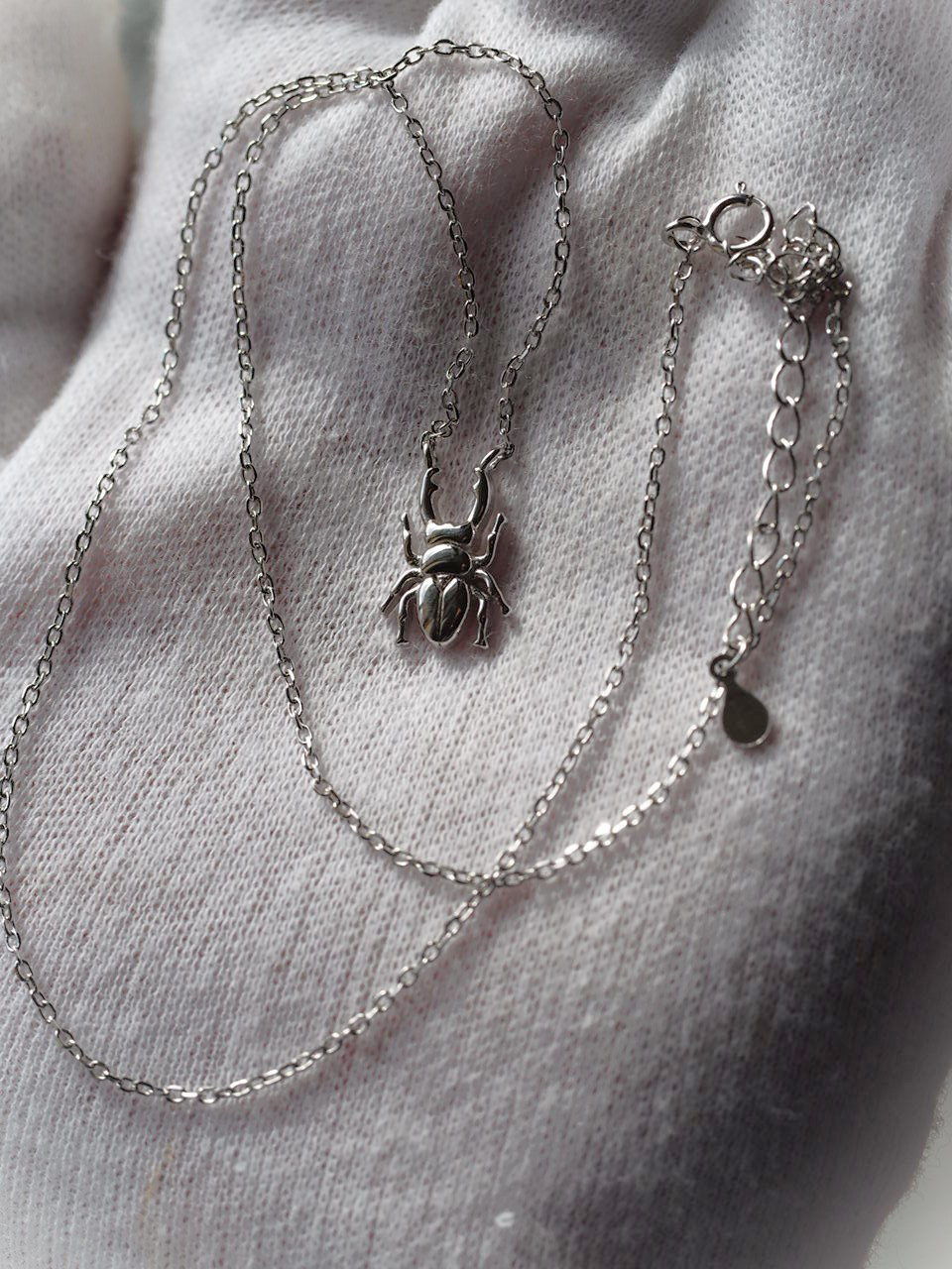 S925　クワガタ　ネックレス♬
