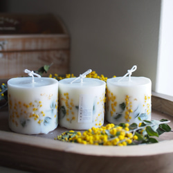 再販】two-toneボタニカルアロマキャンドル 選べる4color ギフト