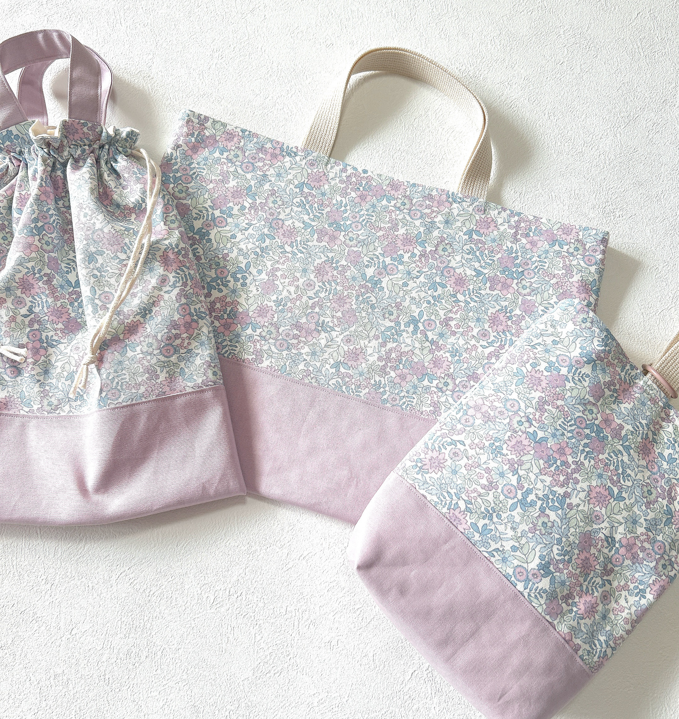 ☆３点セット☆  入園入学セット《 A tiny flower（タイニーフラワー） 》