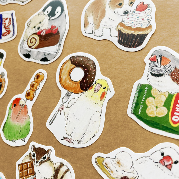 フレークシール おやつのじかん 2枚目の画像