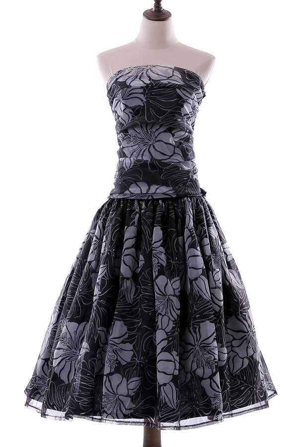 受注生産　オーダーメイド　パウスカート  チューブトップ　プリントオーガンジー nws00021